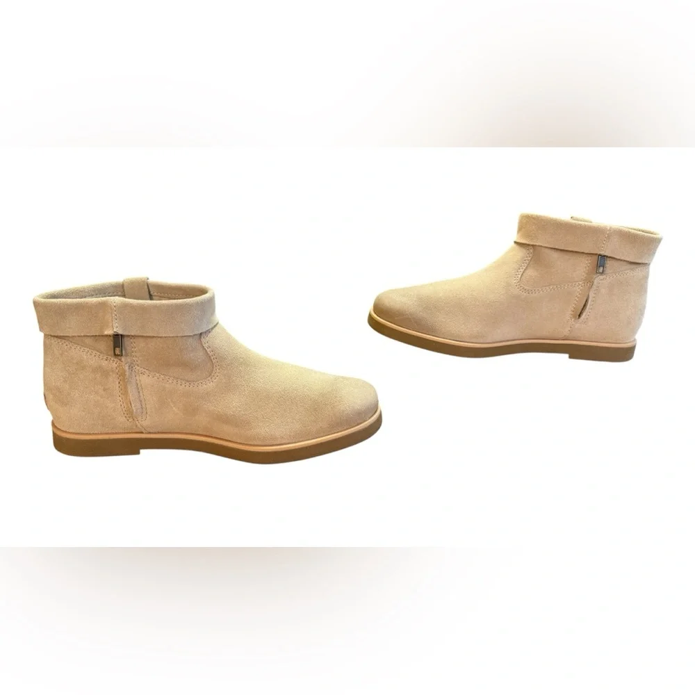 UGG JOSEFENE Short Cuff Suede Boots Sand Beige Women’s Size 10 - Picture 5 of 8